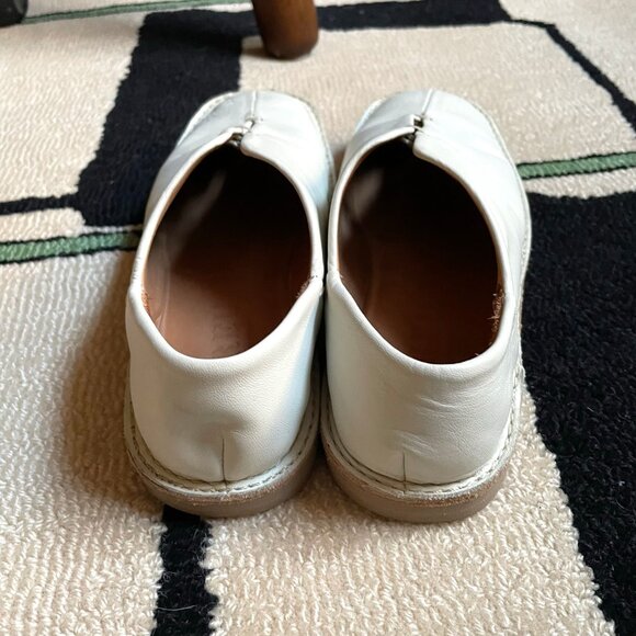 EUC Hereu Lloret Cutout Loafers in Off-White Size EU 36 US 5.5 - Picture 4 of 7